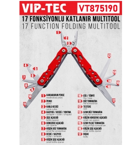 VT875190 - MULTIFONKSİYONEL ÇAKI