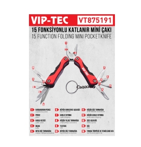 VT875191 - KATLANIR MİNİ MULTIFONKSİYONEL ÇAKI