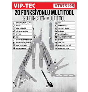 VT875195 - 20 PARÇA MULTIFONKSİYONEL PENSE